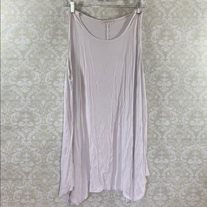 Long Flowy White Top